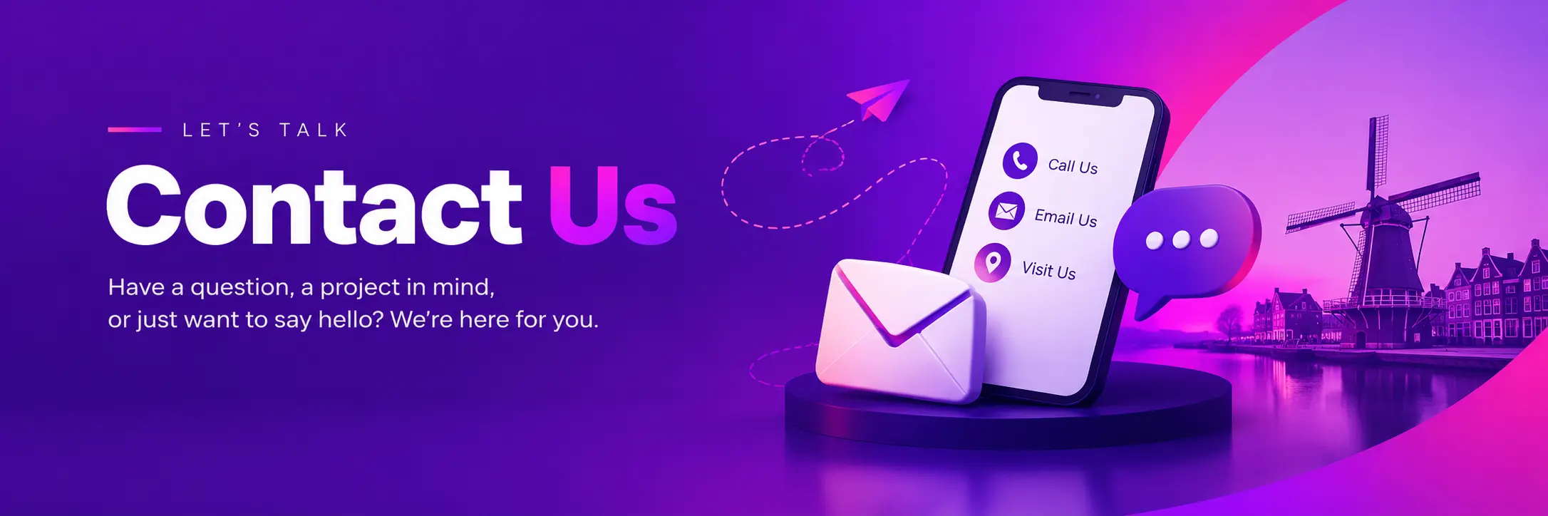 Contact us Banner